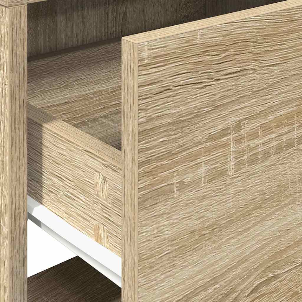 Bedside Cabinets with Drawer 2 pcs Sonoma Oak 51x31x47 cm