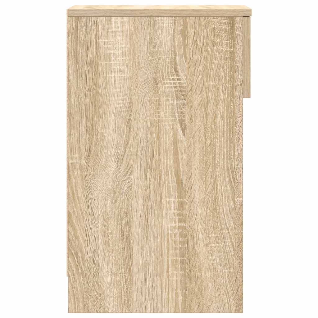 Bedside Cabinet with Drawer Sonoma Oak 20x36x60 cm