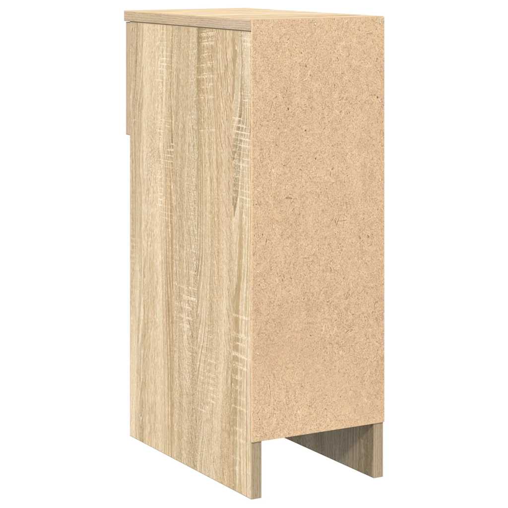 Bedside Cabinet with Drawer Sonoma Oak 20x36x60 cm