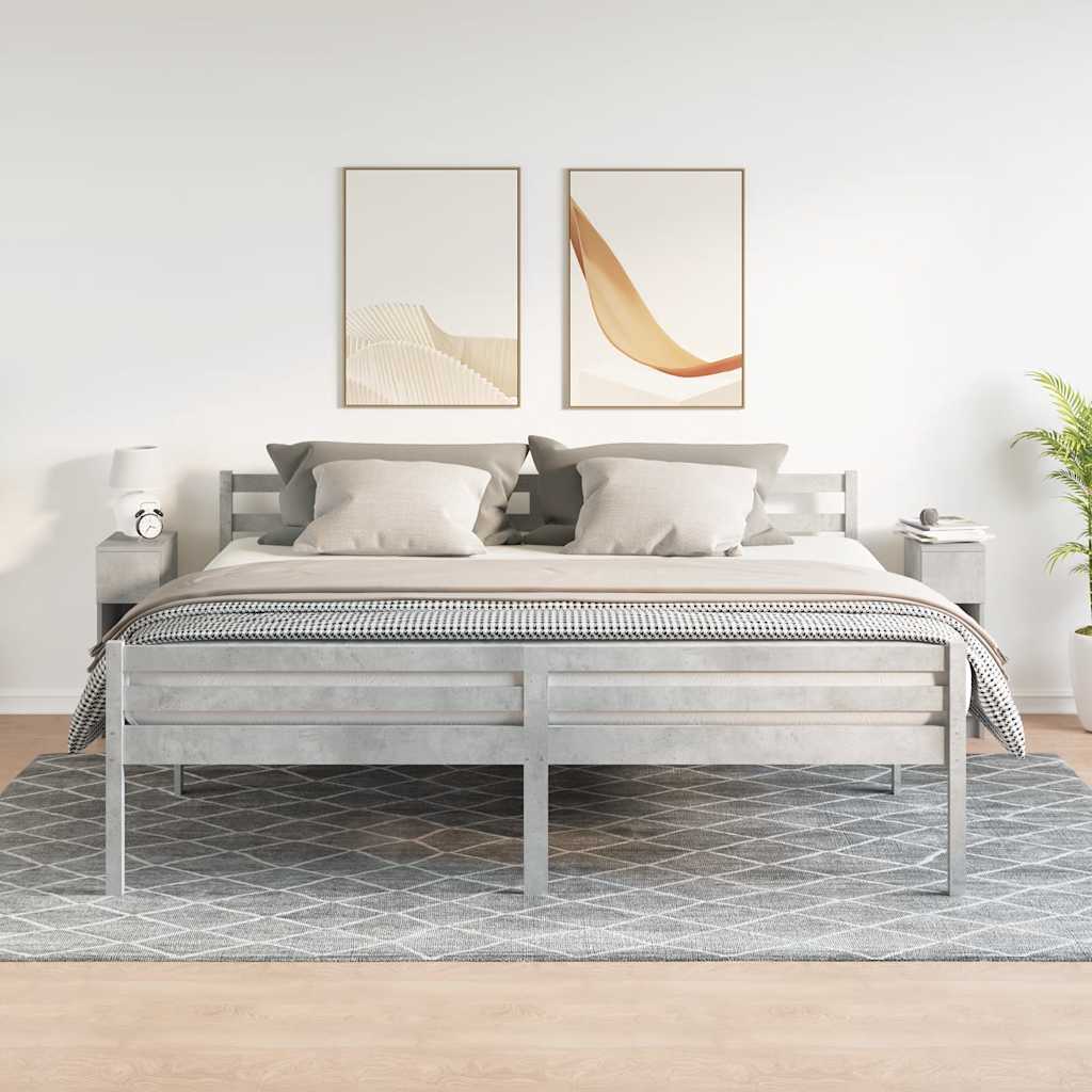 Bedside Cabinets with Drawer 2 pcs Concrete Grey 20x36x60 cm