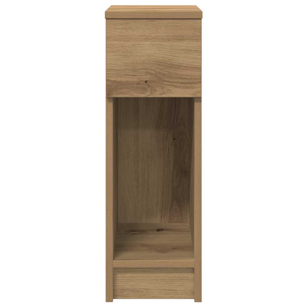Bedside Cabinets with Drawer 2 pcs Artisan Oak 20x36x60 cm