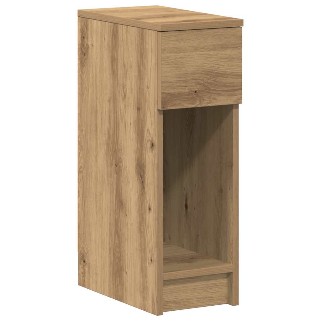 Bedside Cabinets with Drawer 2 pcs Artisan Oak 20x36x60 cm