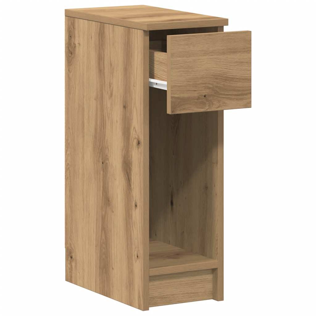 Bedside Cabinets with Drawer 2 pcs Artisan Oak 20x36x60 cm