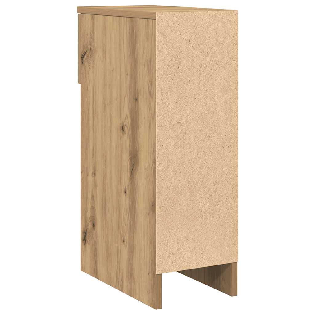 Bedside Cabinets with Drawer 2 pcs Artisan Oak 20x36x60 cm