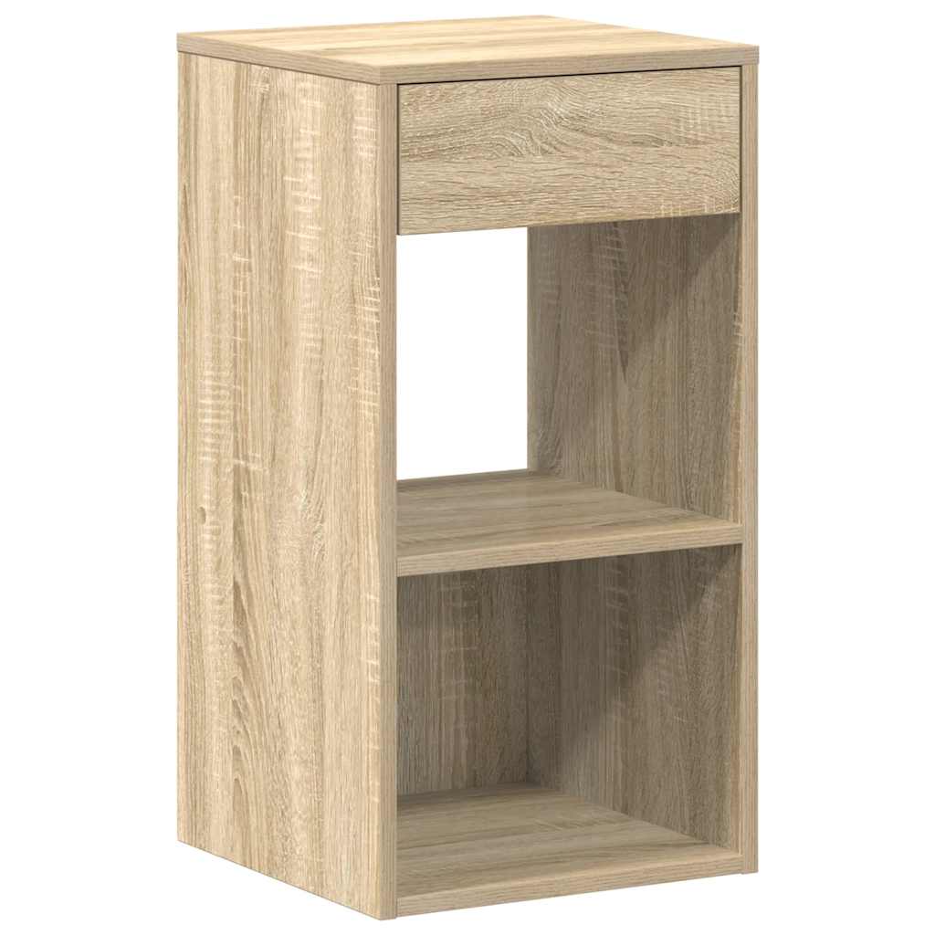 Bedside Cabinets with Drawer 2 pcs Sonoma Oak 35x34x66.5 cm