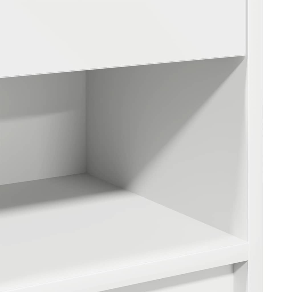 Bedside Cabinets 2 pcs with Drawer White 39x28x41 cm