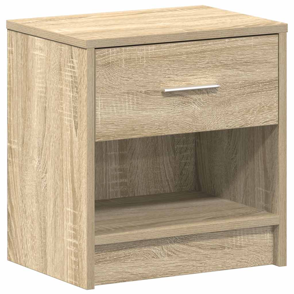 Bedside Cabinet with Drawer Sonoma Oak 39x28x41 cm