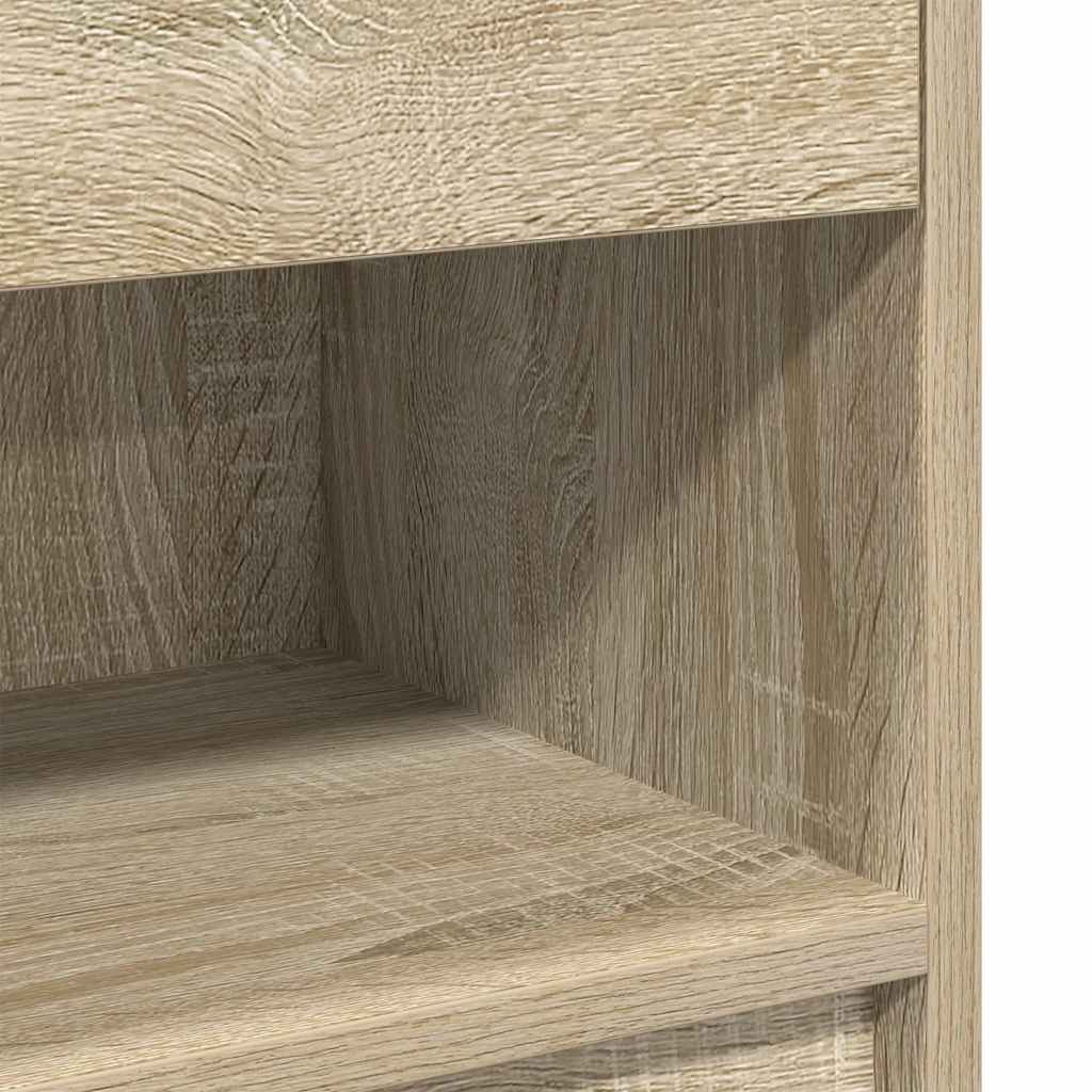 Bedside Cabinets 2 pcs with Drawer Sonoma Oak 39x28x41 cm
