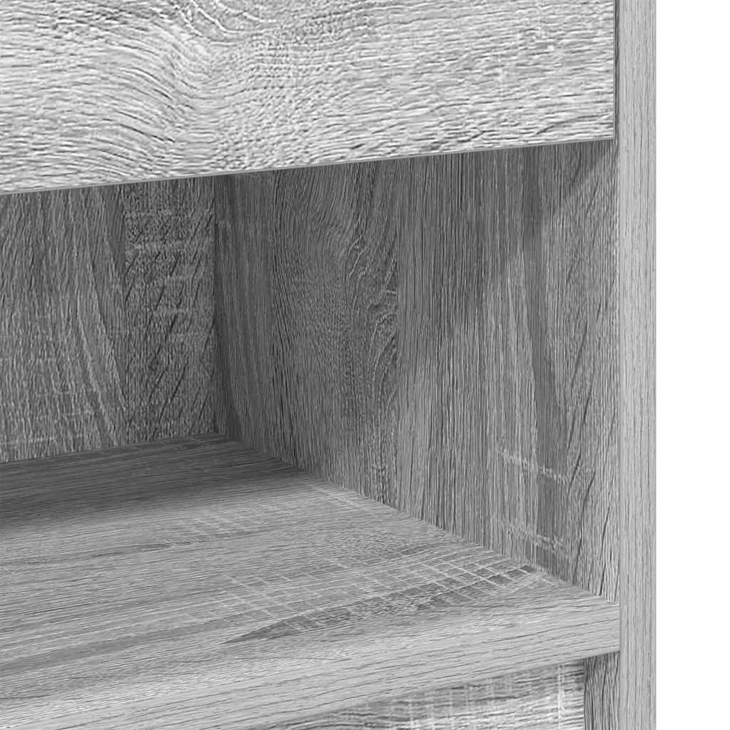 Bedside Cabinets 2 pcs with Drawer Grey Sonoma 39x28x41 cm