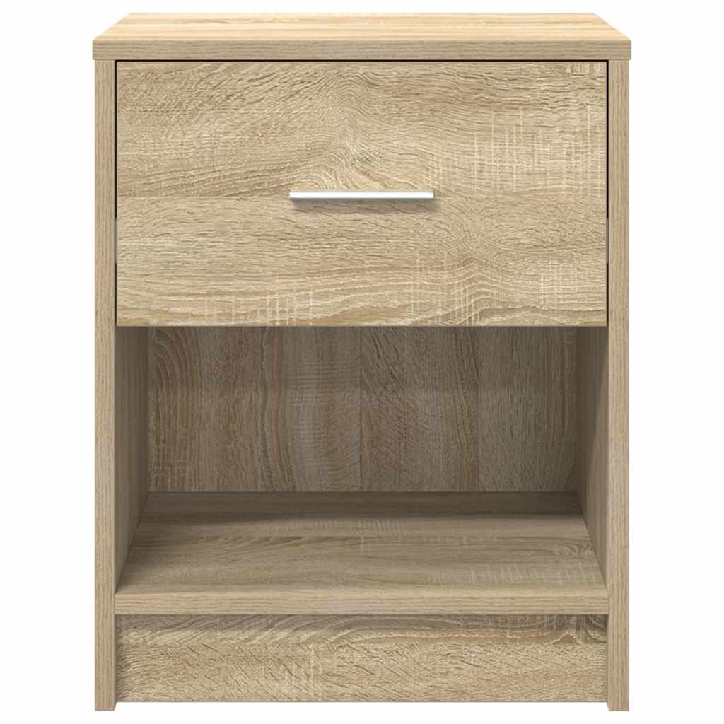 Bedside Cabinet with Drawer Sonoma Oak 40x34x50 cm