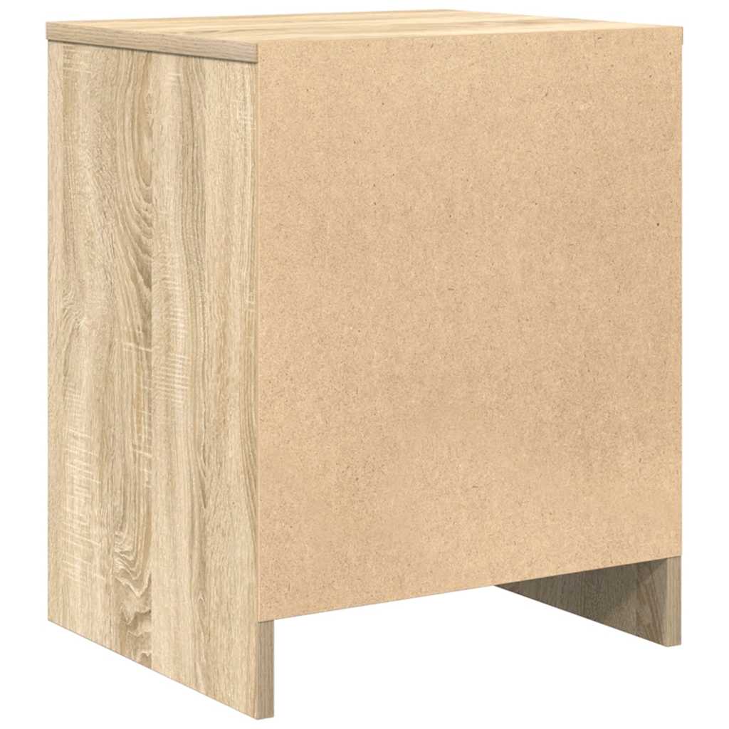 Bedside Cabinet with Drawer Sonoma Oak 40x34x50 cm