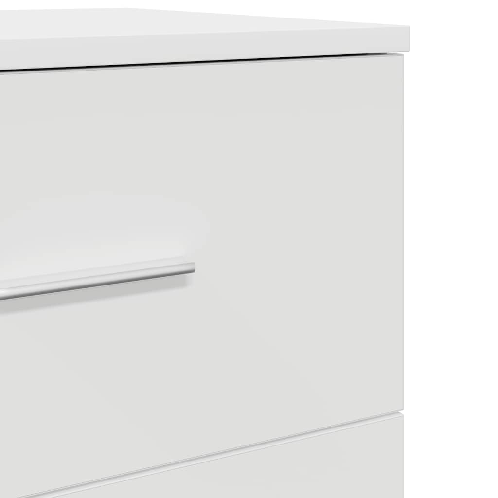 Bedside Cabinet with 2 Drawers White 40x36x50 cm