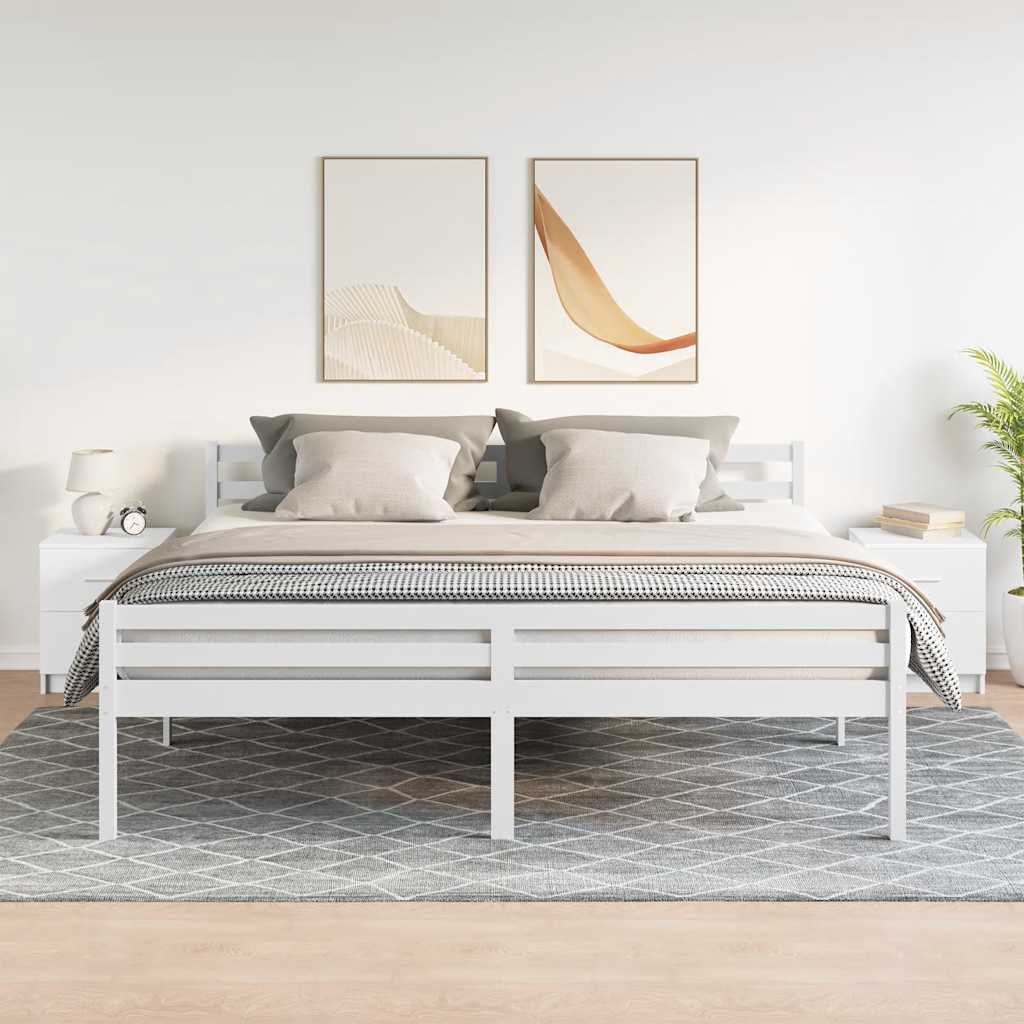 Bedside Cabinets 2 pcs with 2 Drawers White 40x36x50 cm