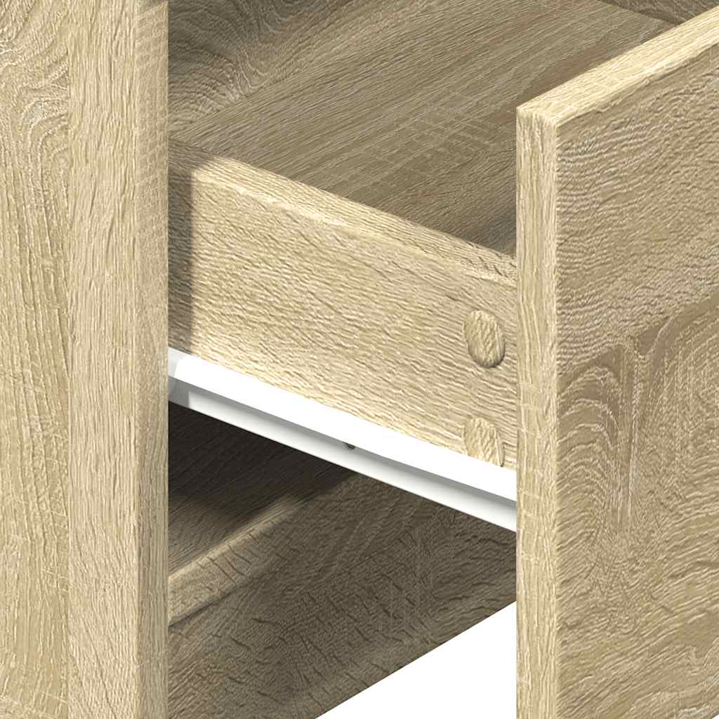 Bedside Cabinet with 2 Drawers Sonoma Oak 40x36x50 cm