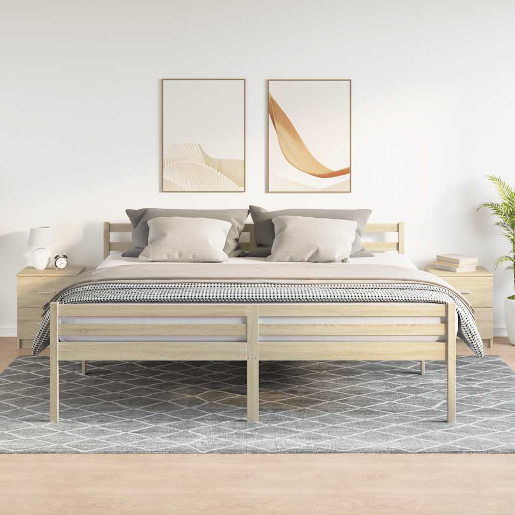 Bedside Cabinets 2 pcs with 2 Drawers Sonoma Oak 40x36x50 cm