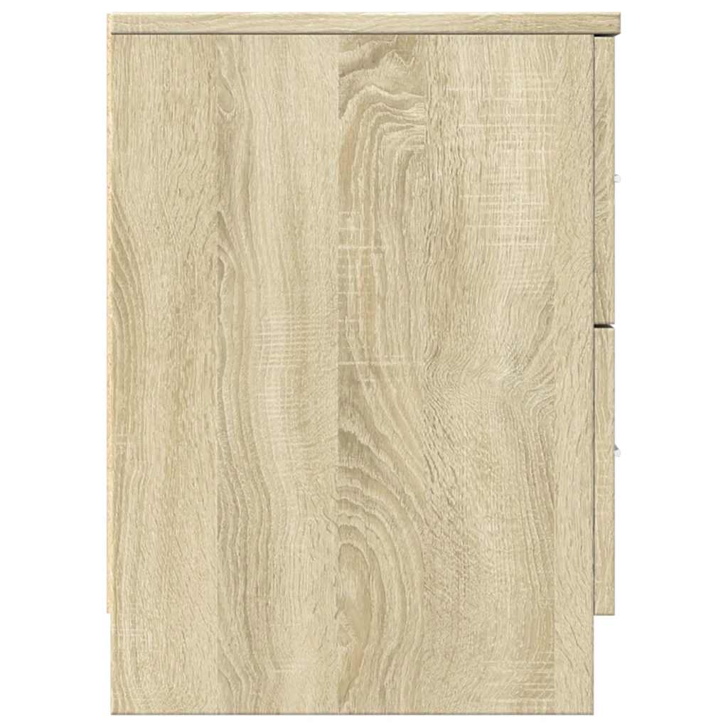 Bedside Cabinets 2 pcs with 2 Drawers Sonoma Oak 40x36x50 cm