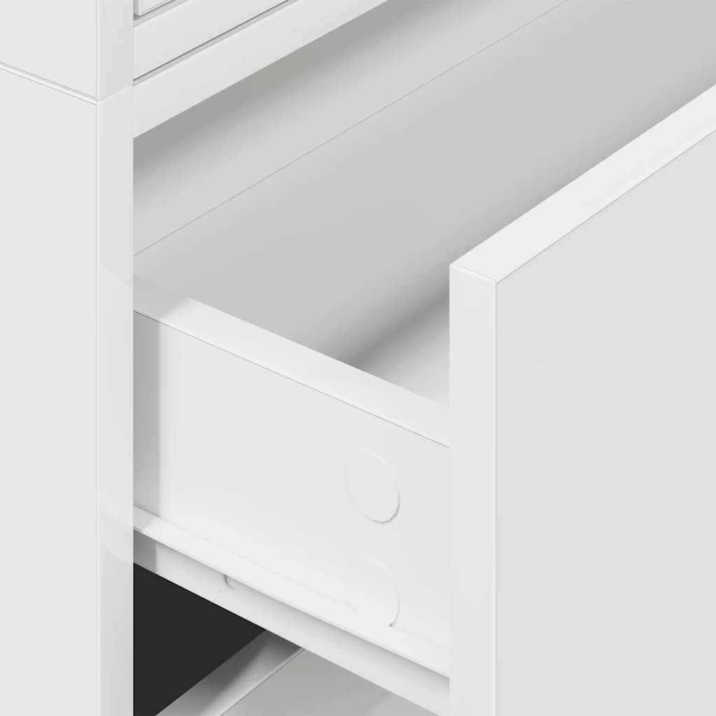 Cabinets with 2 Drawers 2 pcs White 60x31x40 cm Engineered Wood
