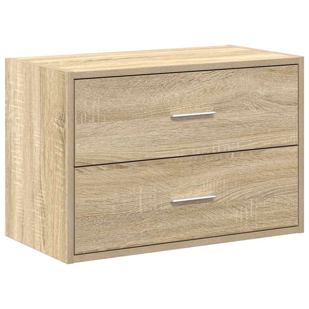 Cabinet with 2 Drawers Sonoma Oak 60x31x40 cm Engineered Wood
