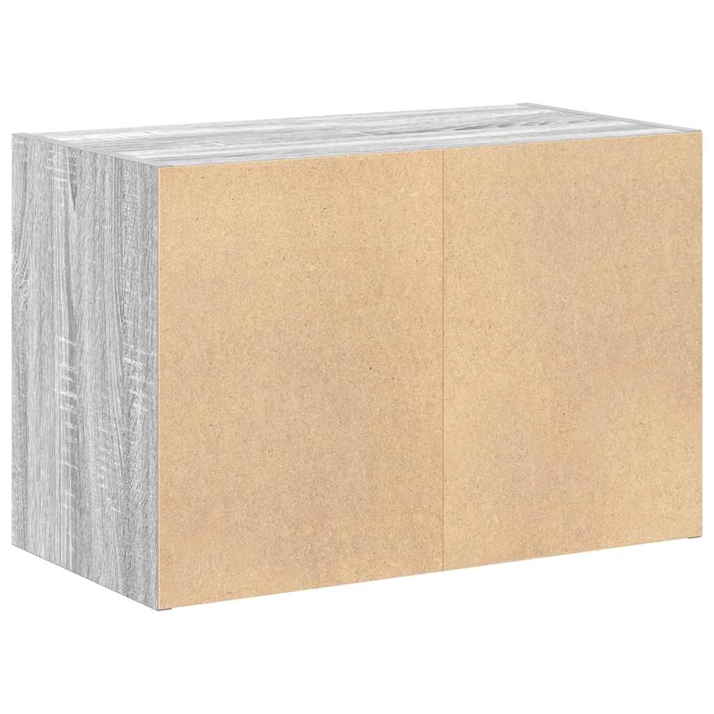 Cabinet with 2 Drawers Grey Sonoma 60x31x40 cm Engineered Wood