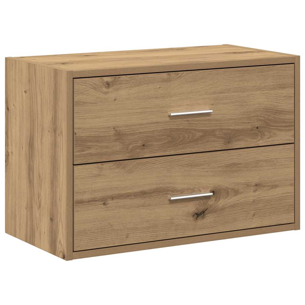 Cabinet with 2 Drawers Artisan Oak 60x31x40 cm Engineered Wood