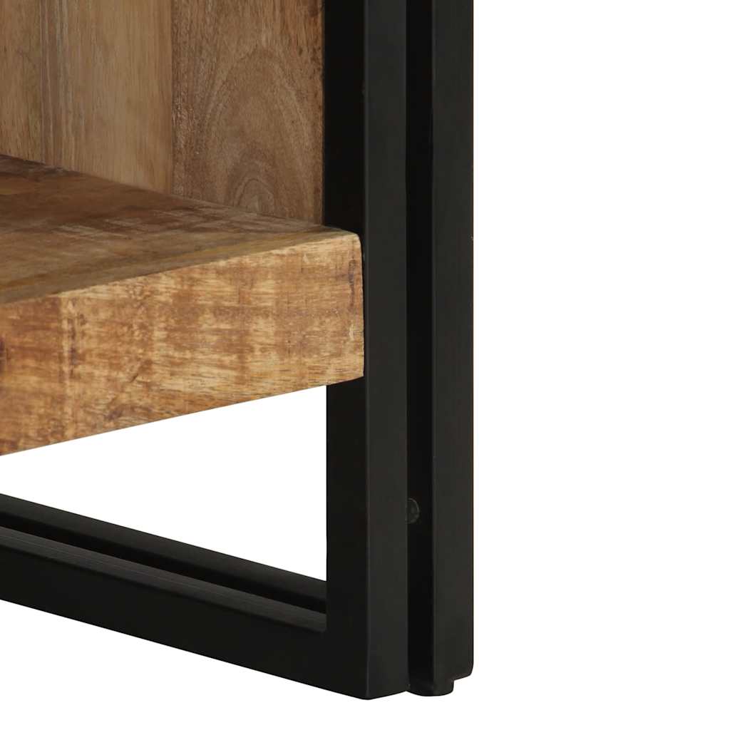 Coffee Table 70x50x38 cm Solid Rough Wood Mango