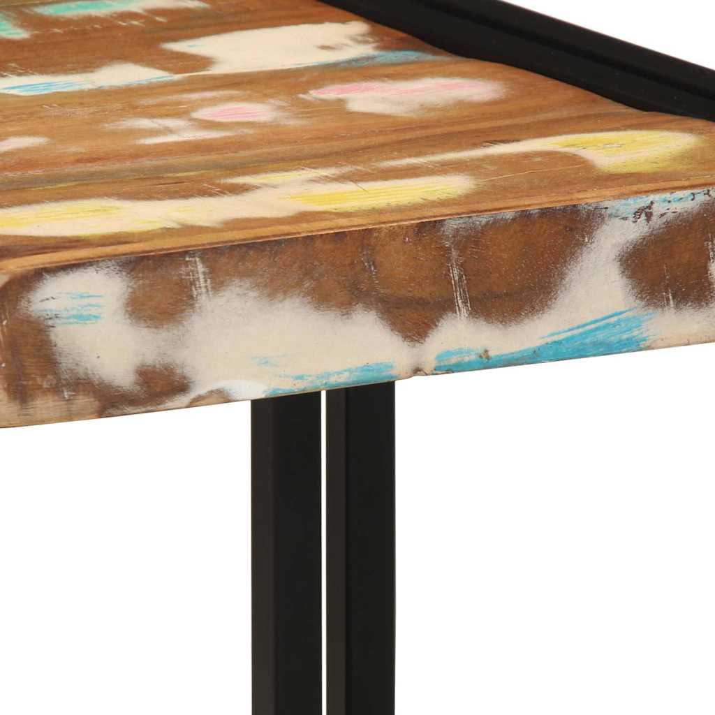 Coffee Table Multicolour 40 x 40 x 38 cm Solid reclaimed wood