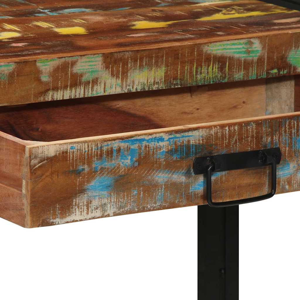 Console Table Multicolour 120 x 33 x 75 cm Solid reclaimed wood