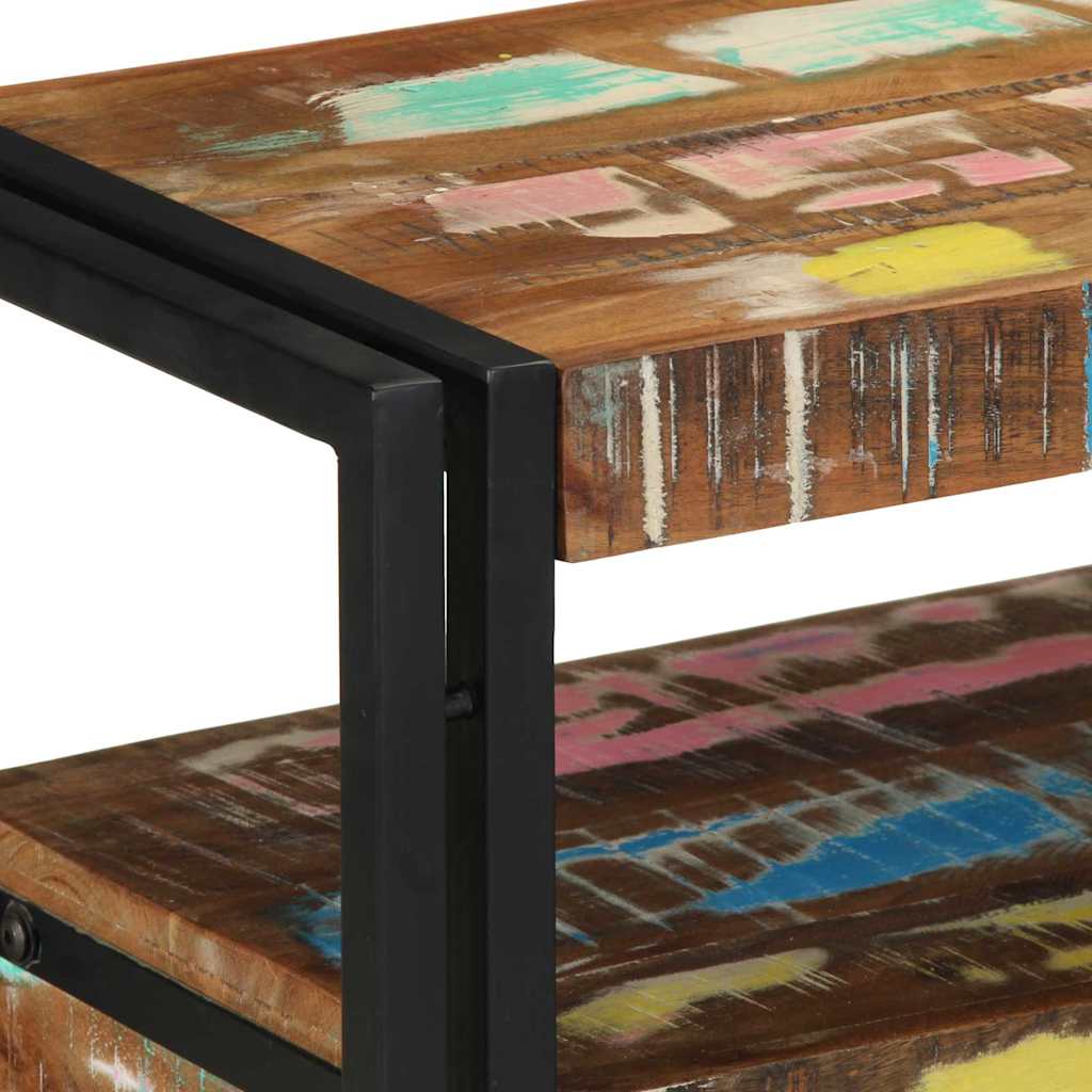 Console Table Multicolour 120 x 33 x 75 cm Solid reclaimed wood