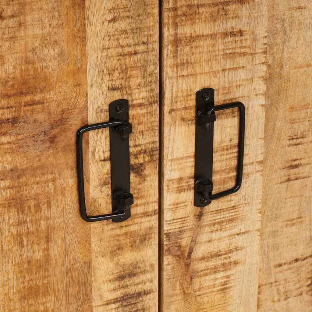 Bedside Cabinet Brown 38 x 33 x 58 cm Soild rough mango wood