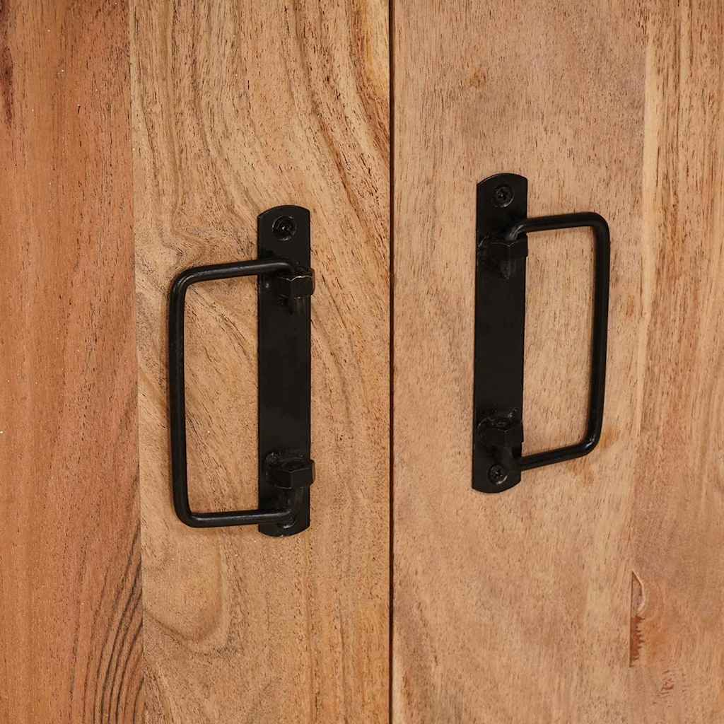 Bedside Cabinet Brown 38 x 33 x 58 cm Solid acacia wood