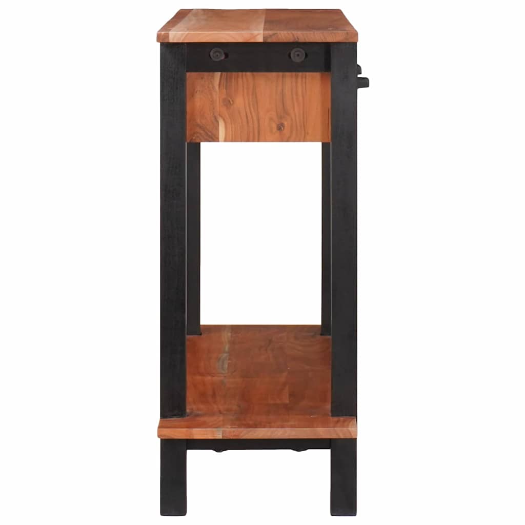 Console Table Brown 110 x 30 x 75 cm Solid acacia wood