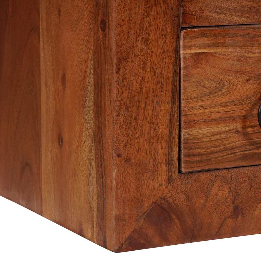 Sideboard with Drawer Brown 80 x 30 x 55 cm Solid acacia wood