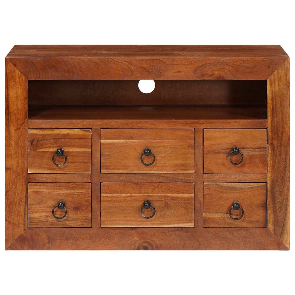Sideboard with Drawer Brown 80 x 30 x 55 cm Solid acacia wood