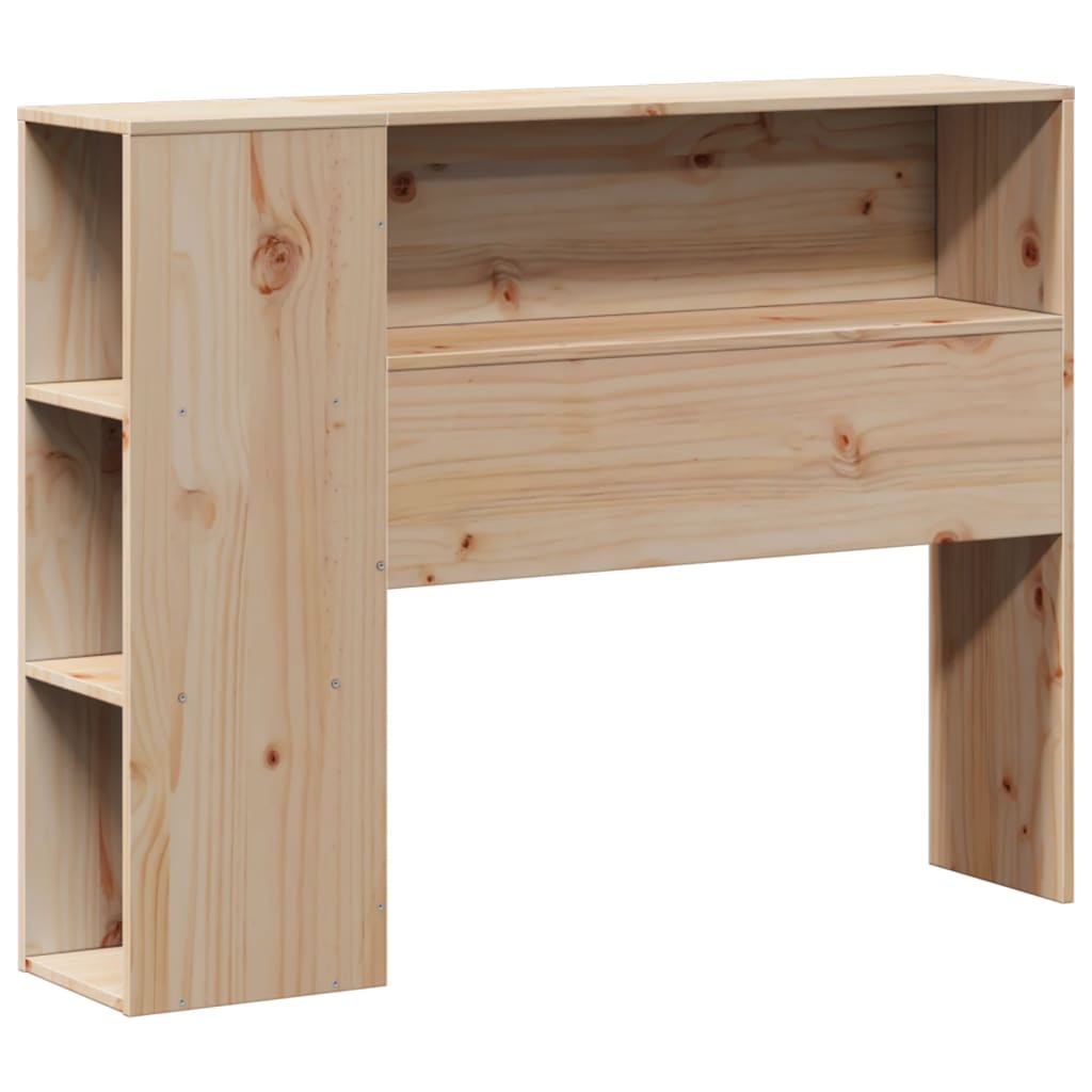 Bookcase Bed without Mattress 90x190cm Single Solid Wood Pine