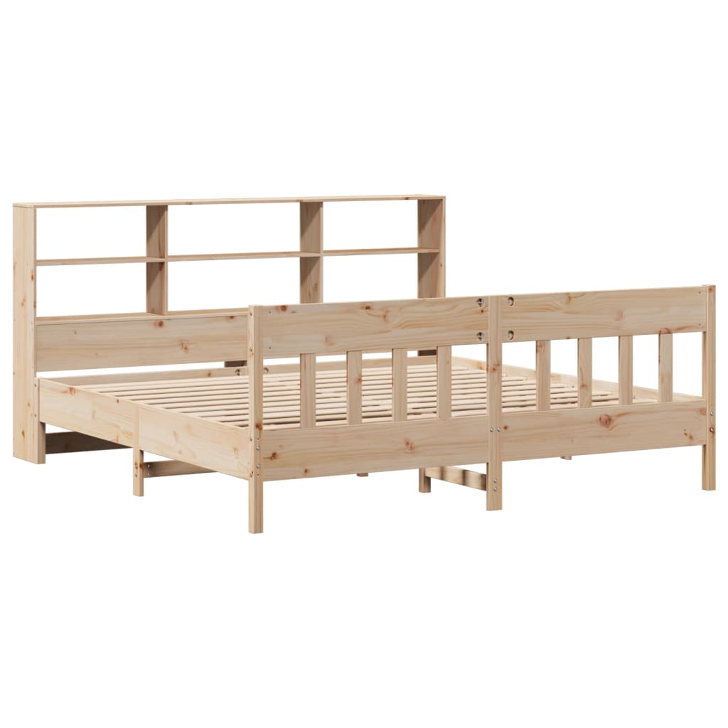 Bed Frame without Mattress 180x200 cm Super King Solid Wood Pine