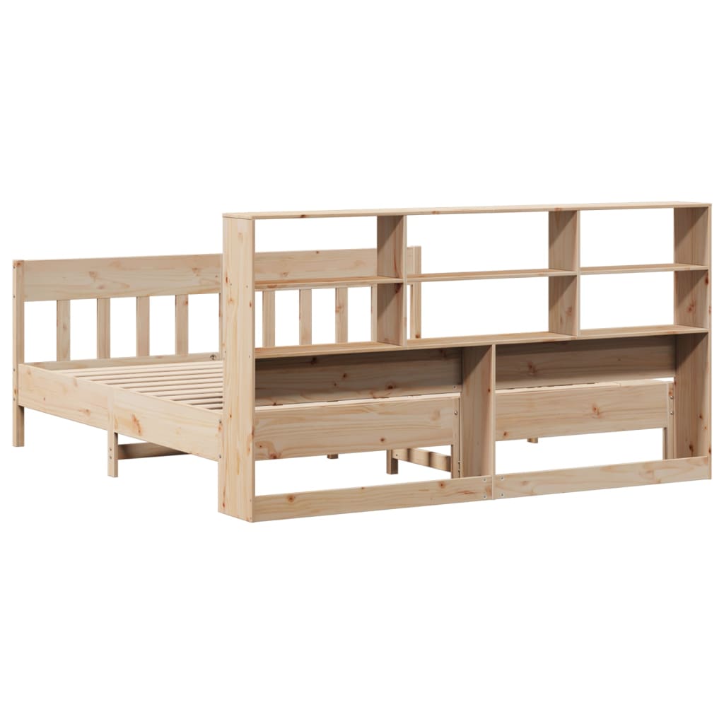 Bed Frame without Mattress 180x200 cm Super King Solid Wood Pine