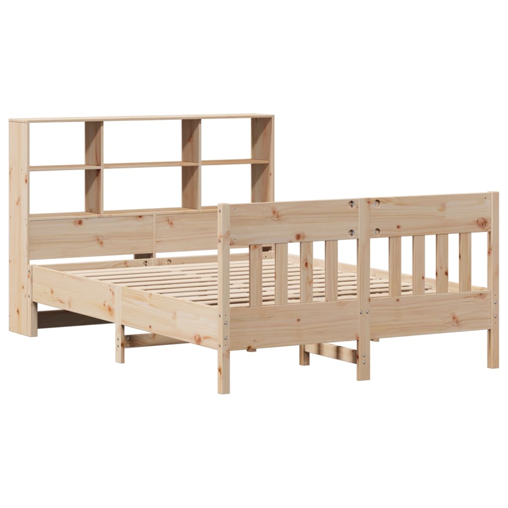 Bed Frame without Mattress 160x200 cm Solid Wood Pine