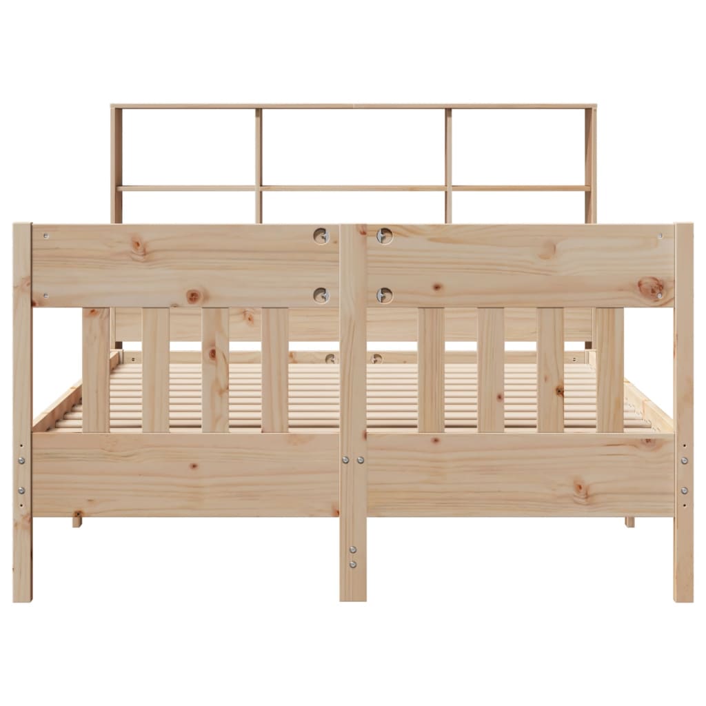 Bed Frame without Mattress 160x200 cm Solid Wood Pine