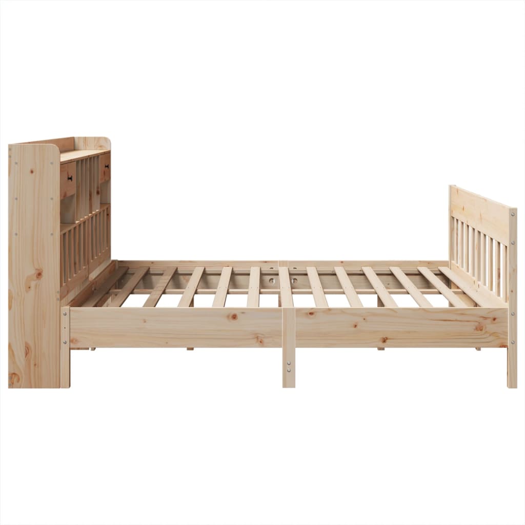 Bed Frame without Mattress 180x200 cm Super King Solid Wood Pine