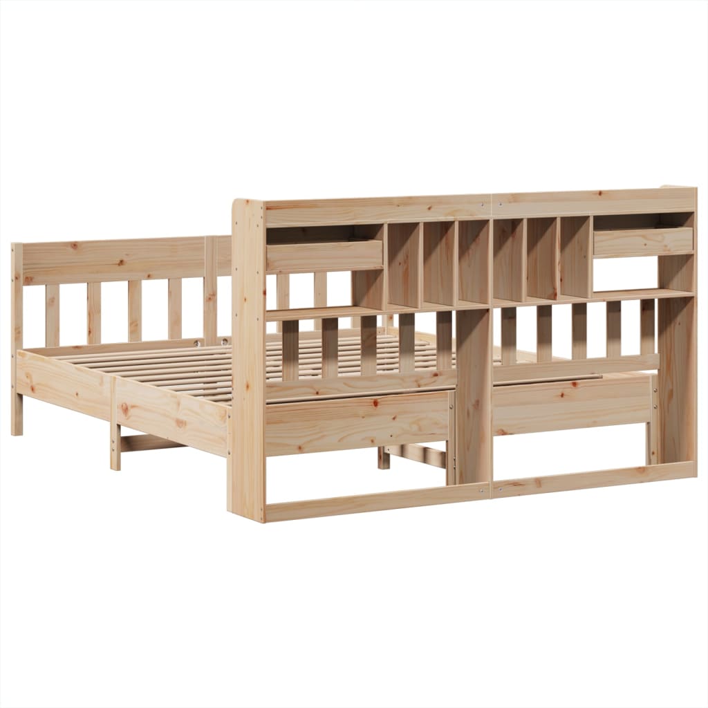Bed Frame without Mattress 180x200 cm Super King Solid Wood Pine