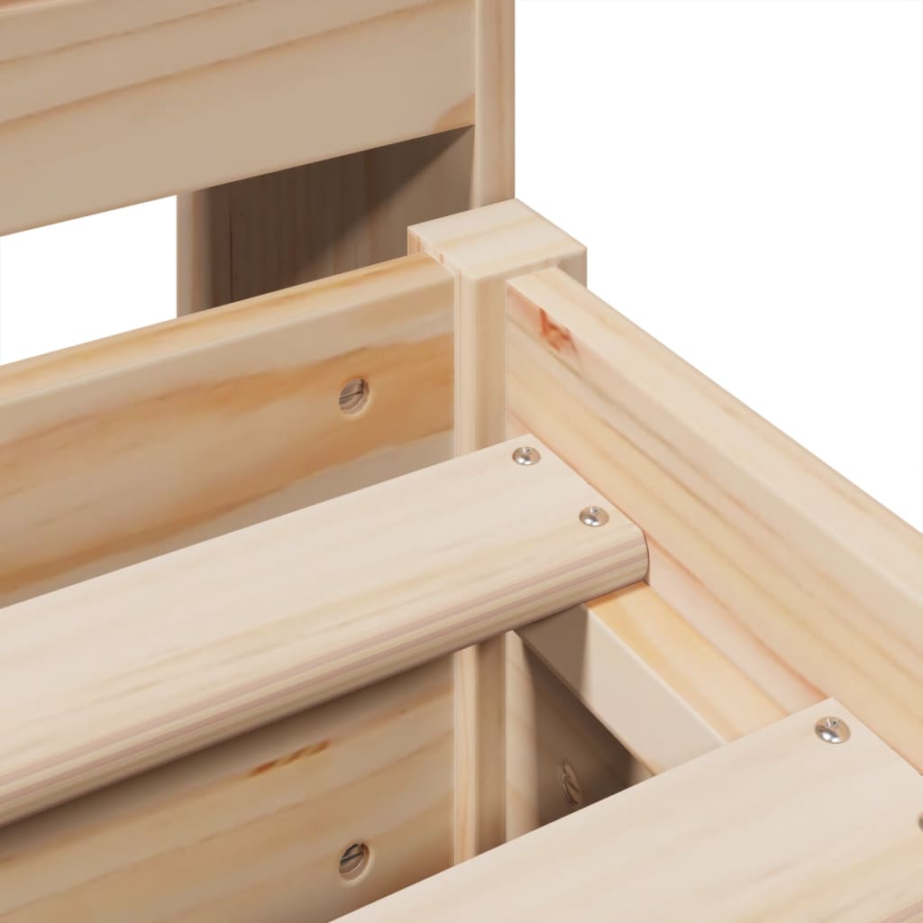 Bed Frame without Mattress 180x200 cm Super King Solid Wood Pine