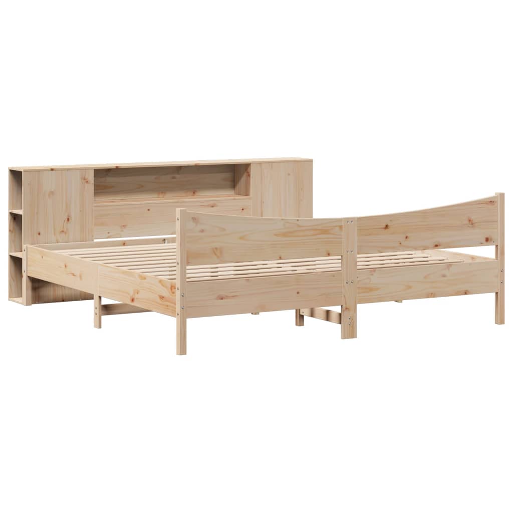Bed Frame without Mattress 180x200 cm Super King Solid Wood Pine