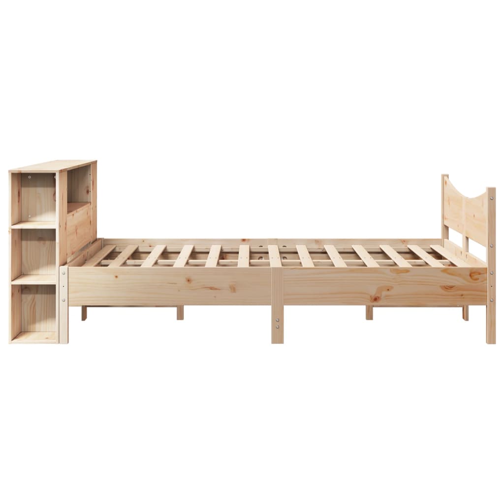 Bed Frame without Mattress 120x190 cm Small Double Solid Wood Pine