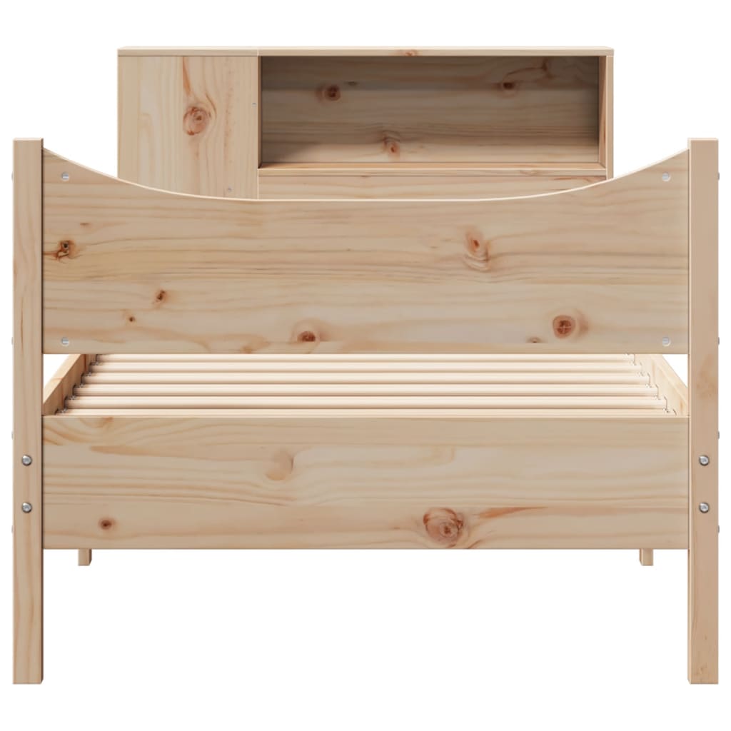 Bed Frame without Mattress 90x200 cm Solid Wood Pine