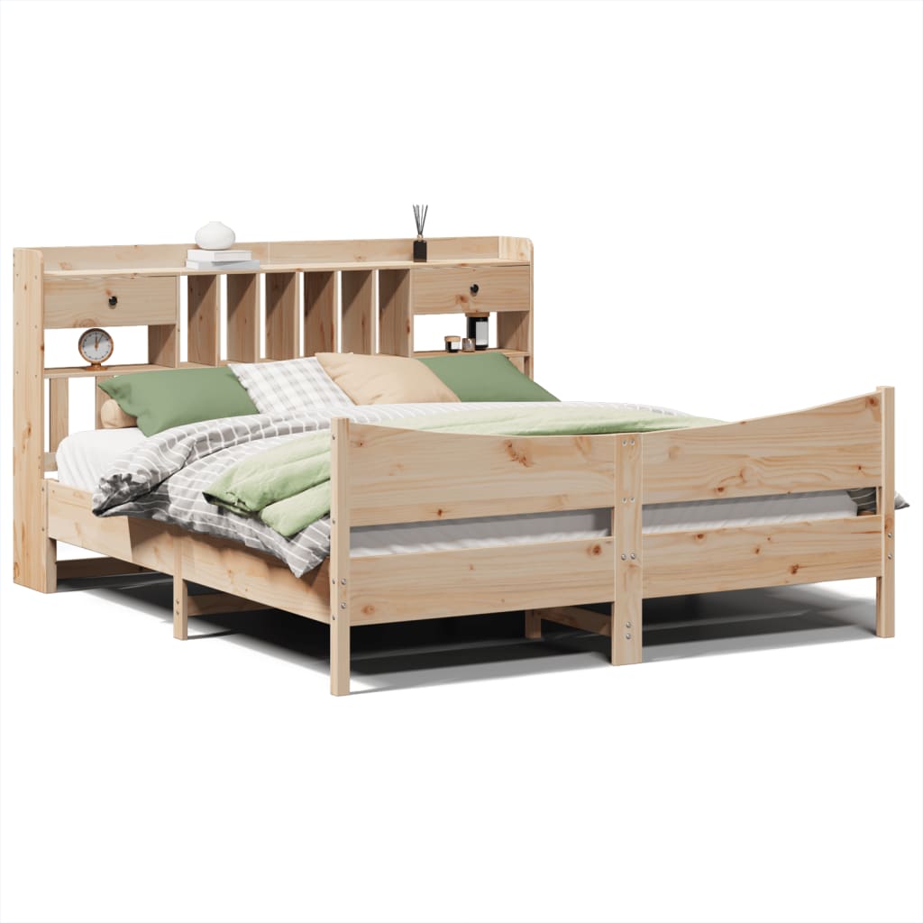 Bed Frame without Mattress 180x200 cm Super King Solid Wood Pine