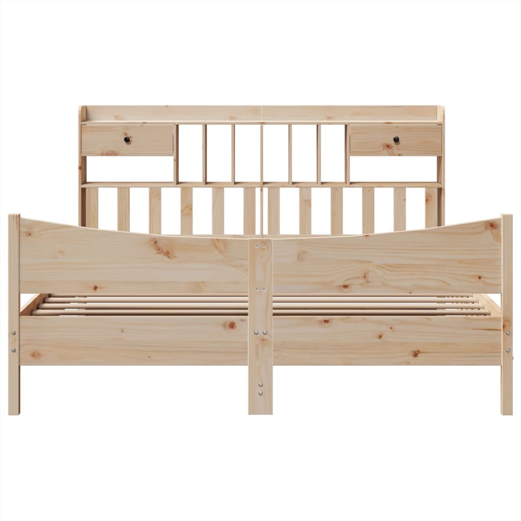 Bed Frame without Mattress 180x200 cm Super King Solid Wood Pine