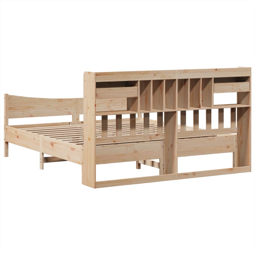 Bed Frame without Mattress 180x200 cm Super King Solid Wood Pine