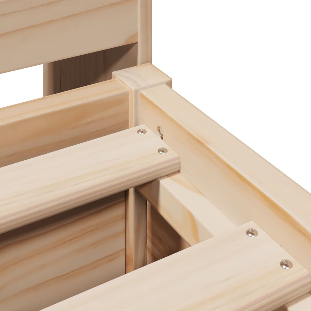 Bed Frame without Mattress 180x200 cm Super King Solid Wood Pine