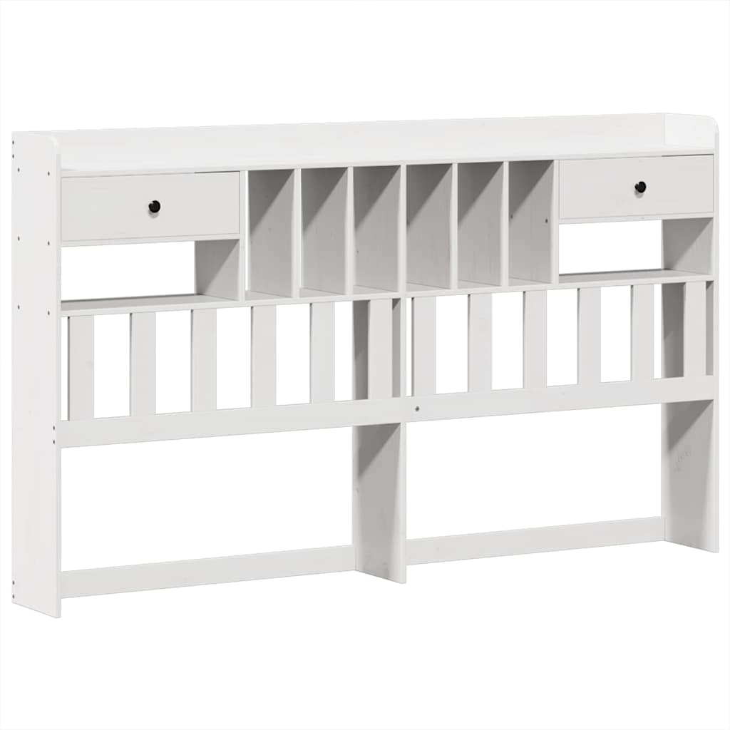 Bed Frame without Mattress White 180x200 cm Super King Solid Wood Pine