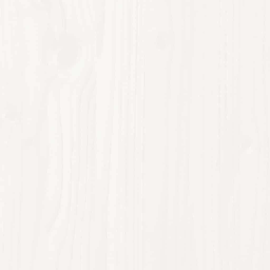 Bed Frame without Mattress White 180x200 cm Super King Solid Wood Pine